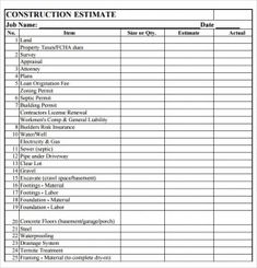 free construction draw schedule template